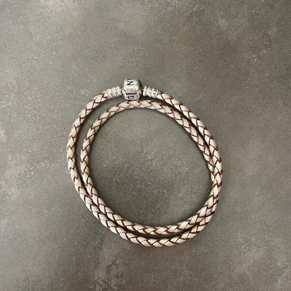 Pandora light pink wrap bracelet